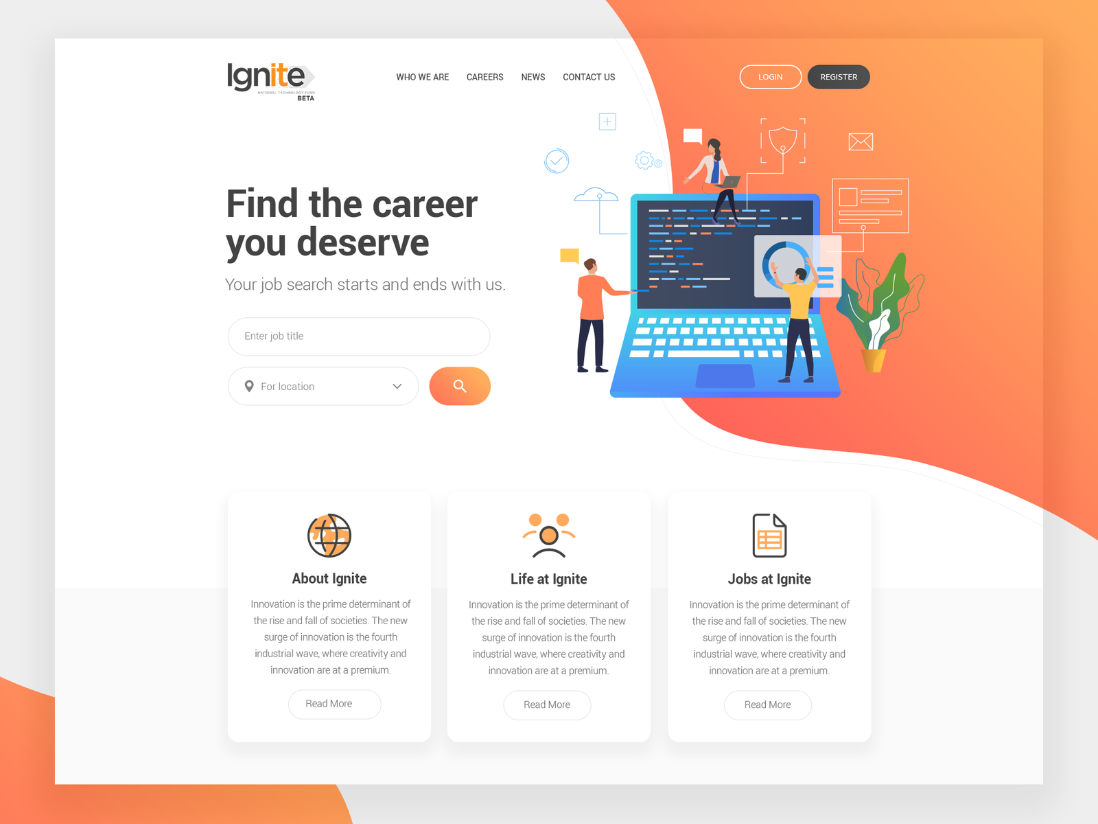 dropshare landing page