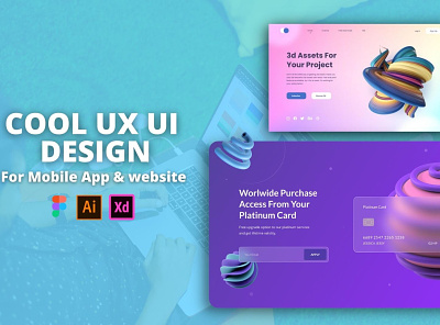 cool ui ux design for mobile app and website attractive ux ui design awesome ux ui design branding cool ux ui design creative ux ui desgn design graphic design illustration mobile app ux ui design ui ux ux ui design