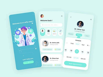 Super creative doctor app ui design😍