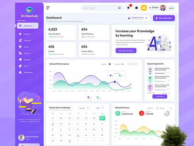 Education dashboard UI design ⭐⭐⭐⭐⭐ 3d branding design graphic design illustration ui ux ux ui design