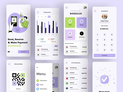 online money transaction application ui design