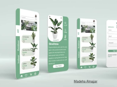 online plant purchasing application ui design adobe xd ui design app ui design custom proper ui desing custom ui design plant app ui plant selling application