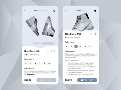 shoes selling application ui design shoes application app ui design shoes sell app ui desing shoes selling ui design for shoes selling