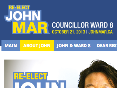 Campaign Web Site For Local Candidate