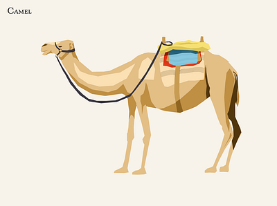 Camel character art concept art illustration