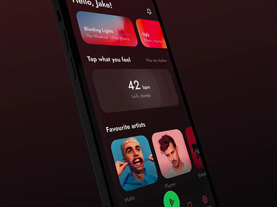 🎧 Spotify - concept redesign 3d animation app branding design interaction ios logo mobile music player prototype rapid redesign simple ui ux