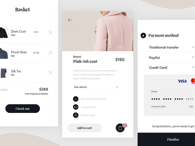 Simple e-commerce app