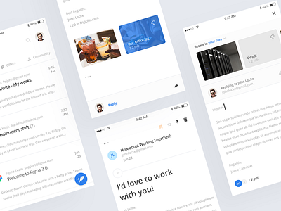 Inbox mobile app android app inbox ios mail mobile ui ux