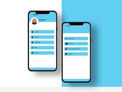 Settings #Dailyui #007 app design figma ui ux