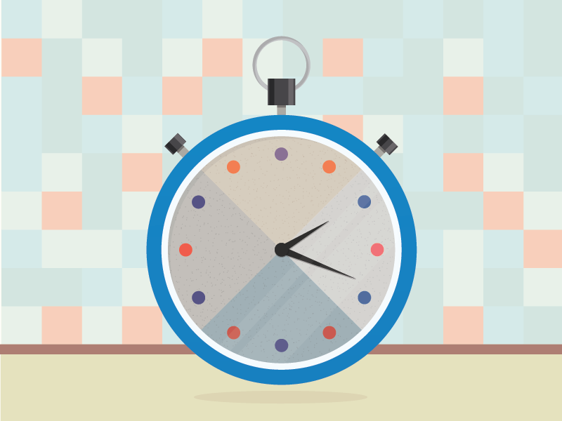 Stopwatch illustrator doodle