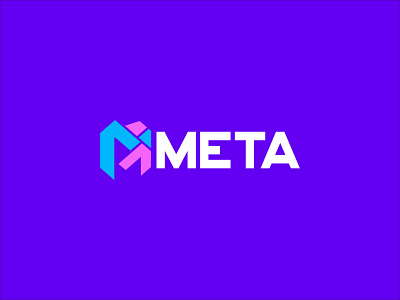 Meta logo design branding design font icon logo m lette logo meta meta logo design typography