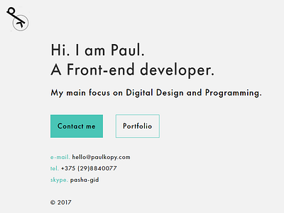My website design paulkopy web design website