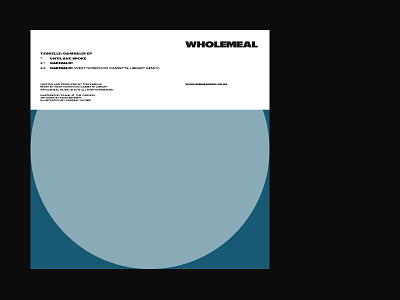 Wholemeal record sleeve