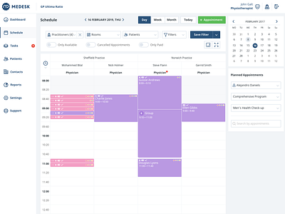 Health Management System UI