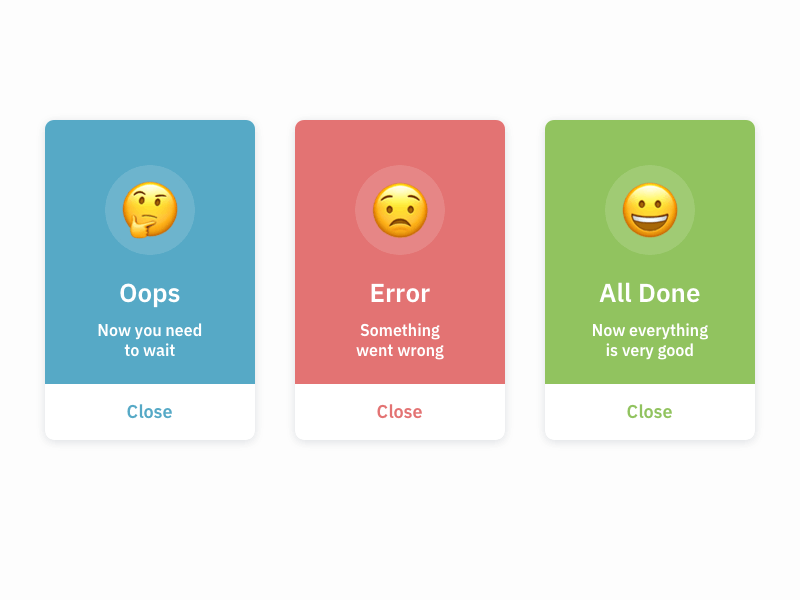 Flash Message · DailyUI 011 011 alldone animation dailyui dailyui001 day011 done error error message flash message gif oops ui