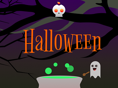 Almost Halloween design halloween landing page web