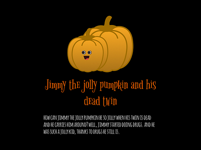 Jimmy the Pumpkin festival ghosts graphics halloween illustration pumpkin ui uidesign