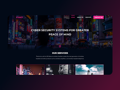 Cyber security branding cyberpunk design graphics icon illustration page purple typography ui webdesign