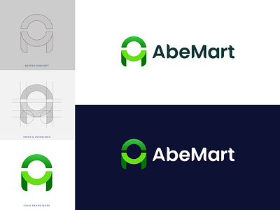 AbeMart branding graphic design logo