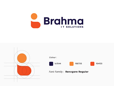Brahma logo anoopzajeev b b logo branding goldenratio logo logodesigns