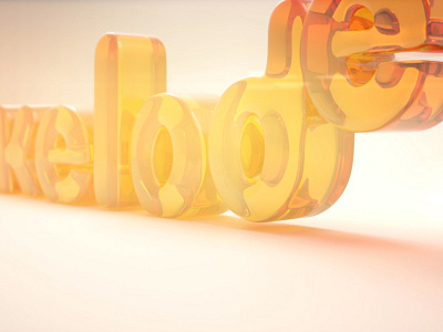 Nickelodeon // Ident 3d animation bouncy cg design funky ident jelly motion nickelodeon realistic soft