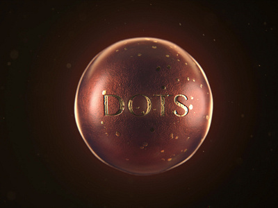 DOTS artistic candy chocolate particles