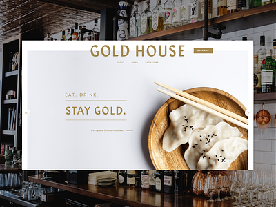Gold House - Branding & Website branding design logo web design