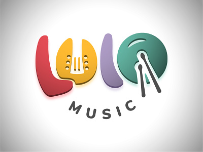 Luio Music branding illustration illustrator logo