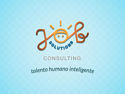 Cursive Job Solutions Logo brand cursive illustrator logo