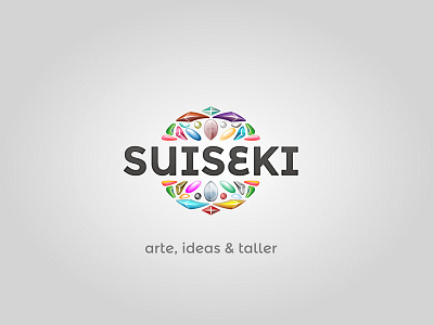 Suiseki Tribute 2 app hobbie illustrator japanese logo stones