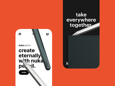 Nuka Mobile Design app branding concept design landing page logo mobile mobile design mobilefirst notebook readymag stationery ui uiux ux web