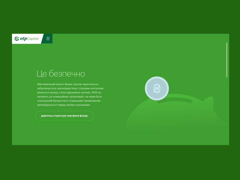 OTP Capital - Concept animation concept design green invest logo money motion paper pension plane web