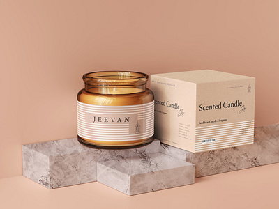 Jeevan| Сosmetics & Candle branding candle cosmetics design graphic design identity logo packaning typography