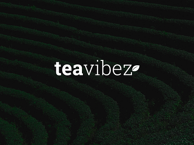 Tea Vibes Logo design branding green identity logo