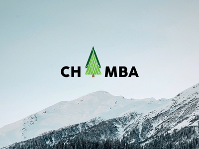 Logo design for District Chamba, Himachal Pradesh, India air branding christmas color green greenery identity logo mountain