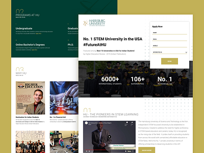 Harrisburg University Website Design