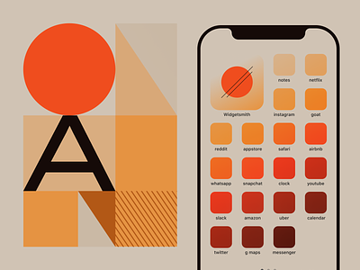 Autumn — iOS 14 icons gradient icon illustration resources