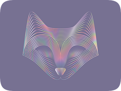 Iridescent Fox fox illustration