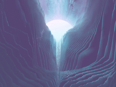 Waterfall on Kapteyn b gif waterfall sunset