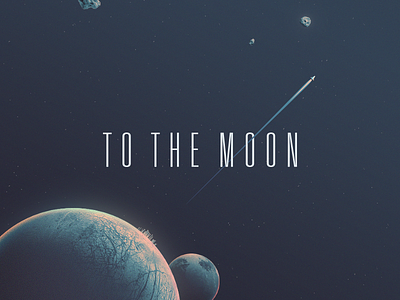 To the moon!┗(°0°)┛ bitcoin cryptocurrency space