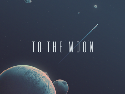 To the moon!┗(°0°)┛ cryptocurrency bitcoin space
