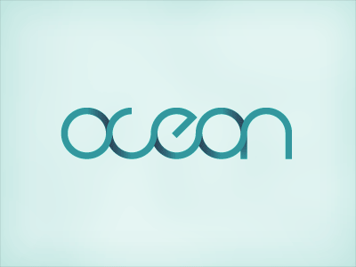 Ocean Logo building badge brand branding emblem icon identity logo mark ocean symbol