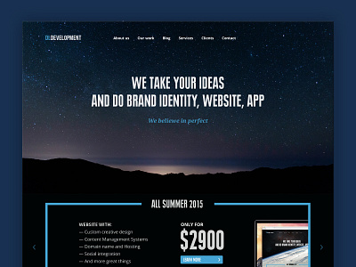 Web design company @ Philadelphia app brand development directline identity space web