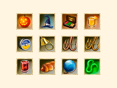 Fishplase fish game icons social