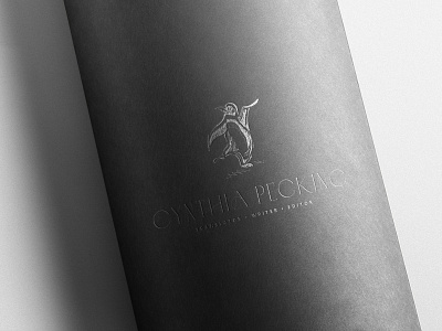 Cynthia Pecking - Brand identity for translator animal branding elegance graphic design hand drawn icon illustration logo luxury penguin sophisticated typography visual identity