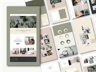 Brand style board kit templates brand assets brand board brand design brand guidelines brand style sheets branding canva templates colour palettes design templates illustrator templates moodboard visual identity