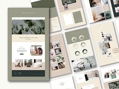 Brand style board kit templates