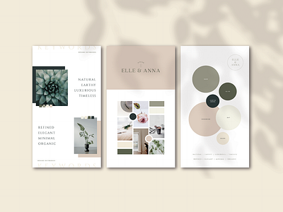 Brand style board kit templates by Julie Christie on Dribbble