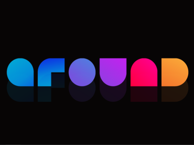Around 3d app branding design graphic design icon il illustration logo typography ui ux vector