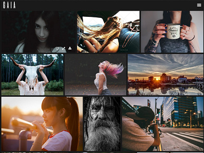 Gaia - Photography & Stock Images WordPress Theme